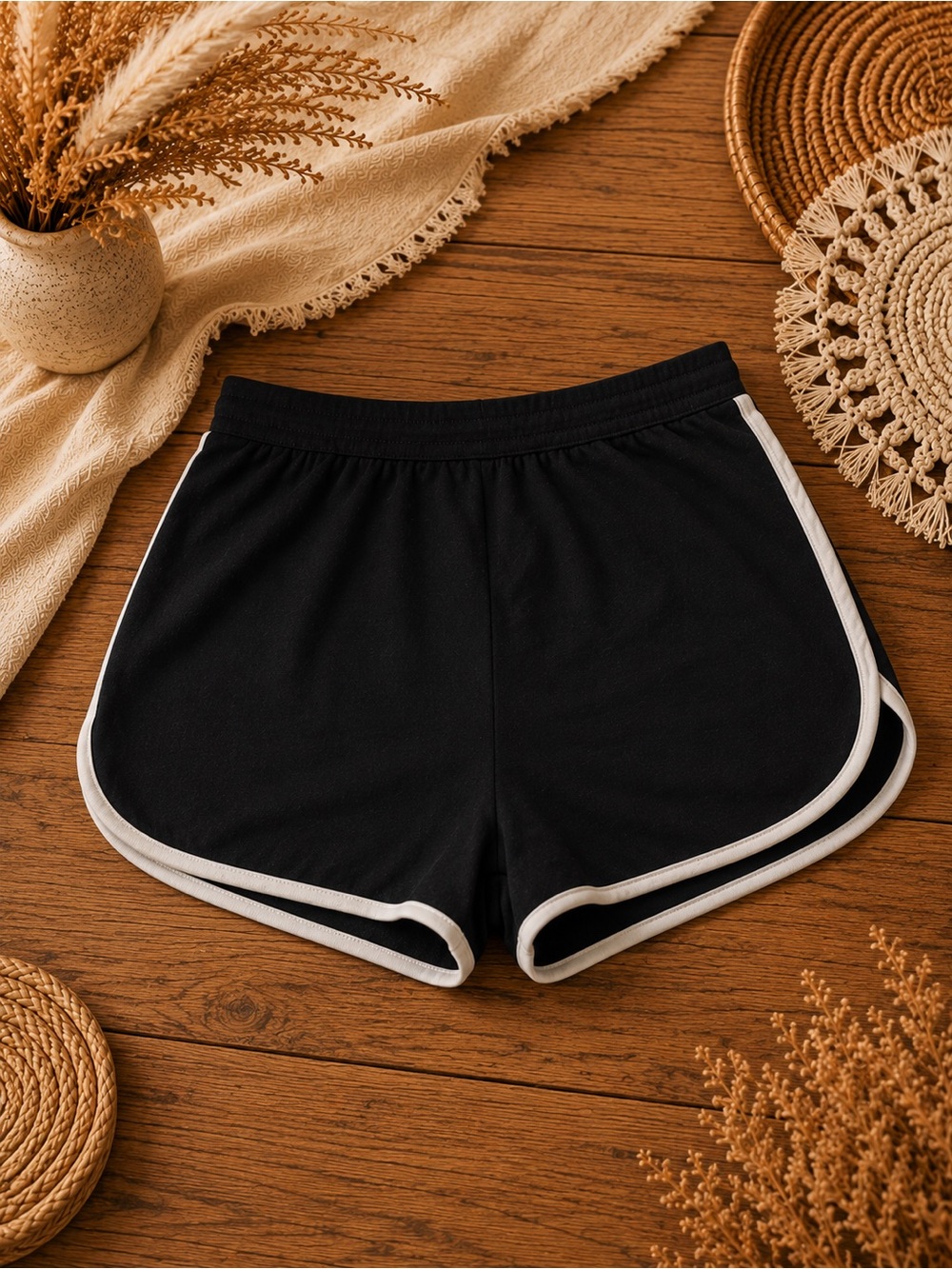 No boundaries Black Athletic Style‎ Lounge Shorts Size Large 11-13 Jr